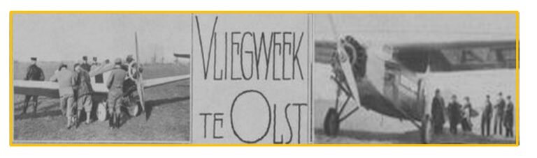 Spectaculaire vliegweek | 5-8 mei 1932 | in Middel. Zestienduizend betalende bezoekers !!!
