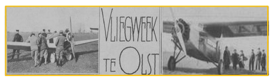 Spectaculaire vliegweek | 5-8 mei 1932 | in Middel. Zestienduizend betalende bezoekers !!!